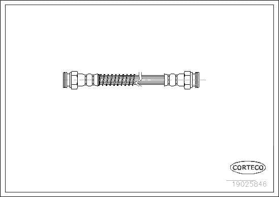 Furtun frana CORTECO 19025846