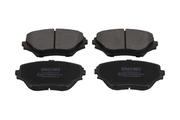 set placute frana,frana disc KAVO PARTS KBP-9011