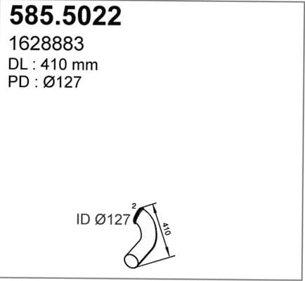 Racord evacuare ASSO 585.5022