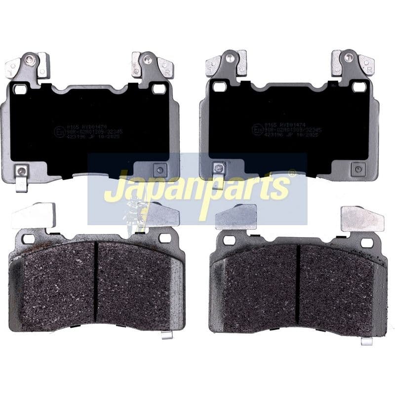 set placute frana,frana disc JAPANPARTS PA-0165AF
