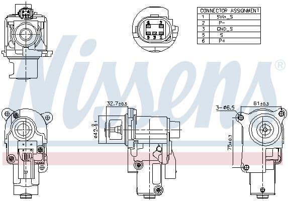 Supapa EGR NISSENS ** FIRST FIT ** 98174