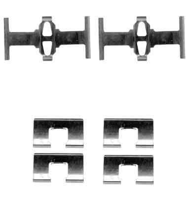 Set accesorii, placute frana TRW PFK394