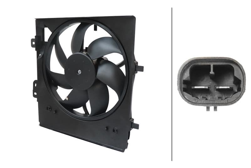 Ventilator, radiator HELLA 8EW 366 420-221
