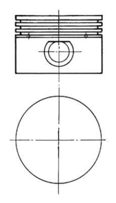 Piston KOLBENSCHMIDT 94919610