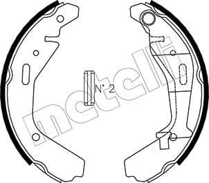 Set saboti frana METELLI 53-0318