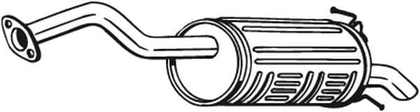 Toba esapament finala BOSAL 163-055