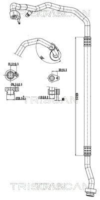 conducta presiune variabila,aer conditionat TRISCAN 9010 29097
