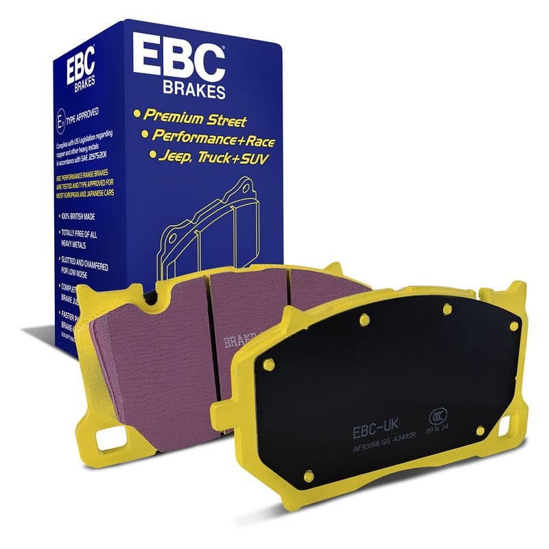 set placute frana,frana disc EBC Brakes Yellowstuff with a stable friction coefficient of DP42492R