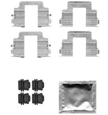 Set accesorii, placute frana METZGER AUTOTEILE 109-1822