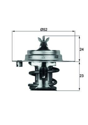 termostat,lichid racire MAHLE BEHR TX 7 83D