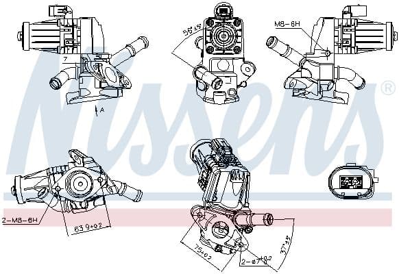 Supapa EGR NISSENS ** FIRST FIT ** 98238