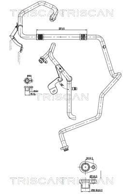 conducta presiune variabila,aer conditionat TRISCAN 9010 10019