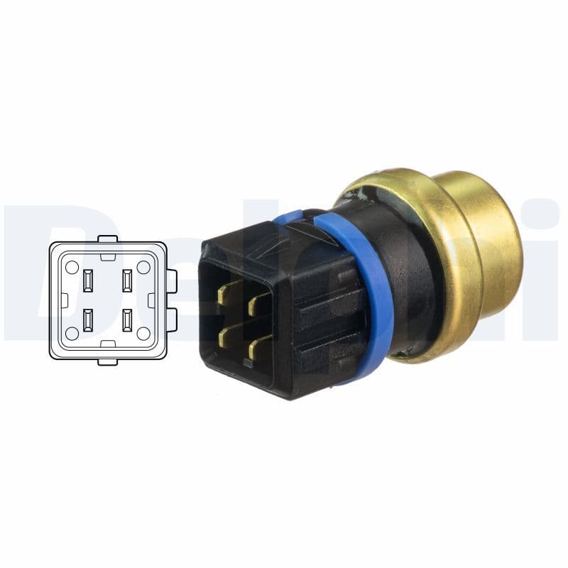 senzor,temperatura lichid de racire DELPHI TS10476