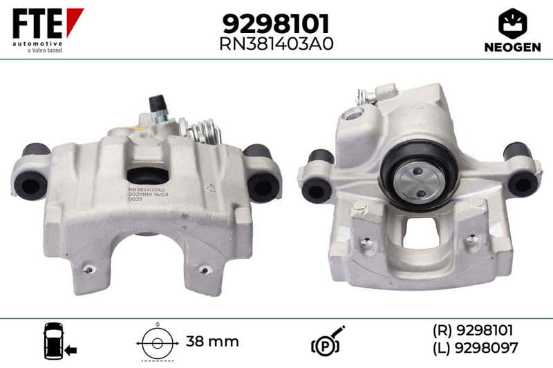Etrier frana FTE NEOGEN 9298101