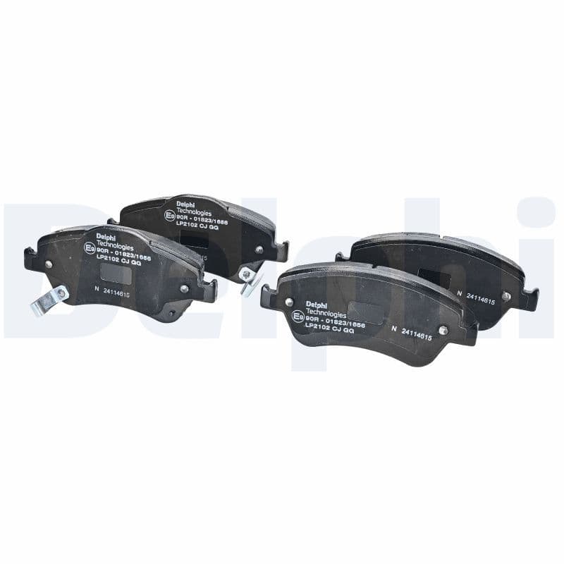 set placute frana,frana disc DELPHI LP2102
