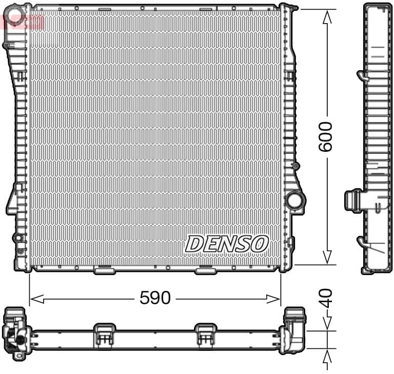 Radiator, racire motor DENSO DRM05112