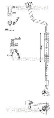 conducta presiune variabila,aer conditionat TRISCAN 9010 11005