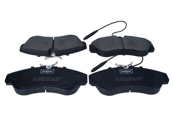 set placute frana,frana disc MAXGEAR 19-0663