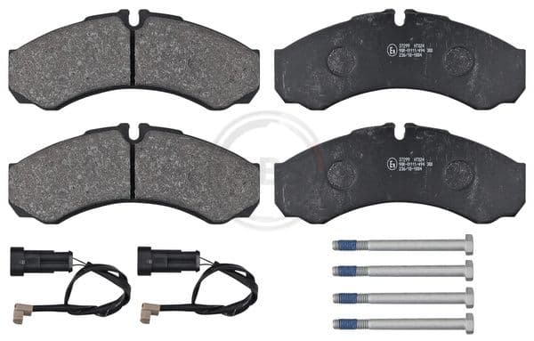 set placute frana,frana disc ABS 37299