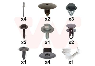 Set montaj, aripa laterala VAN WEZEL 4368796