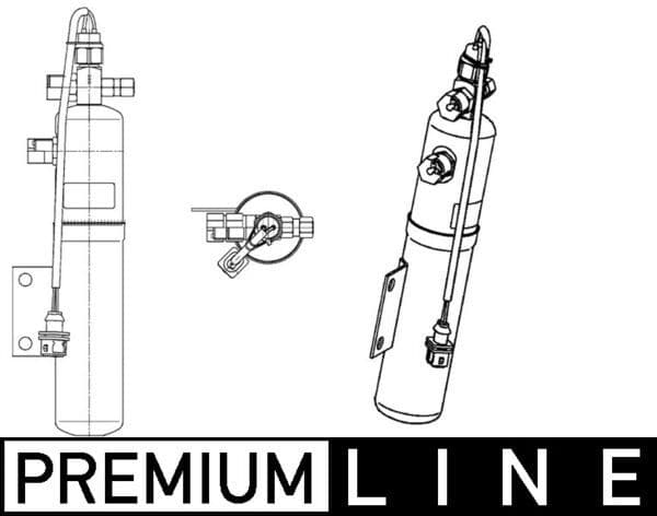 uscator,aer conditionat MAHLE BEHR *** PREMIUM LINE *** AD 192 000P