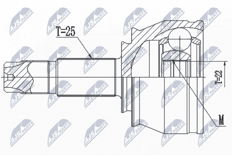 Set articulatie, planetara NTY NPZ-CT-024