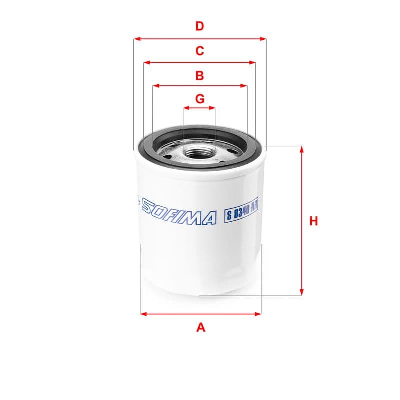 filtru combustibil SOFIMA S 8340 NR