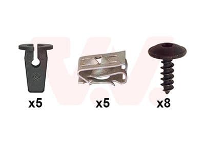 Set montaj, aripa laterala VAN WEZEL 7629796