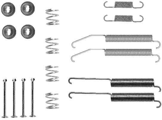 Set accesorii, sabot de frana TEXTAR 97031400