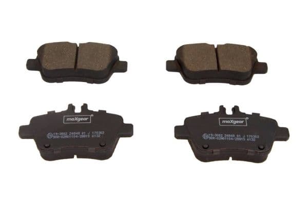 set placute frana,frana disc MAXGEAR 19-3002