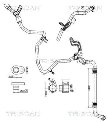 conducta presiune variabila,aer conditionat TRISCAN 9010 10039