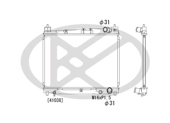 Radiator, racire motor KOYORAD PL010862