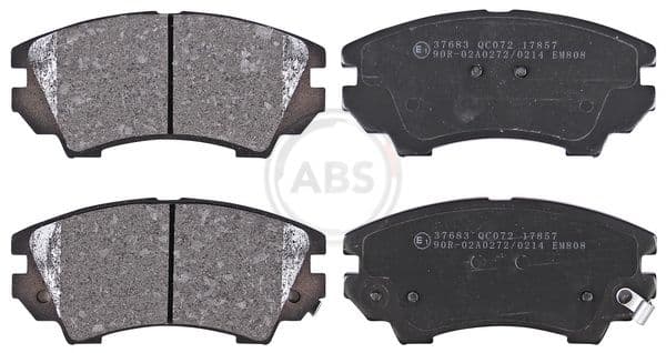 set placute frana,frana disc ABS 37683
