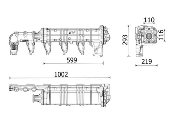 Radiator, recirculare gaze de esapament MAHLE BEHR *** PREMIUM LINE *** CE 38 000P