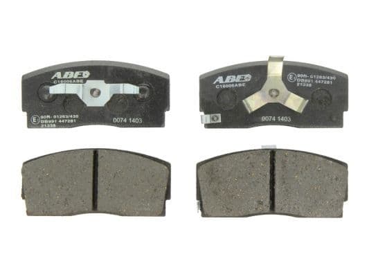set placute frana,frana disc ABE C16006ABE