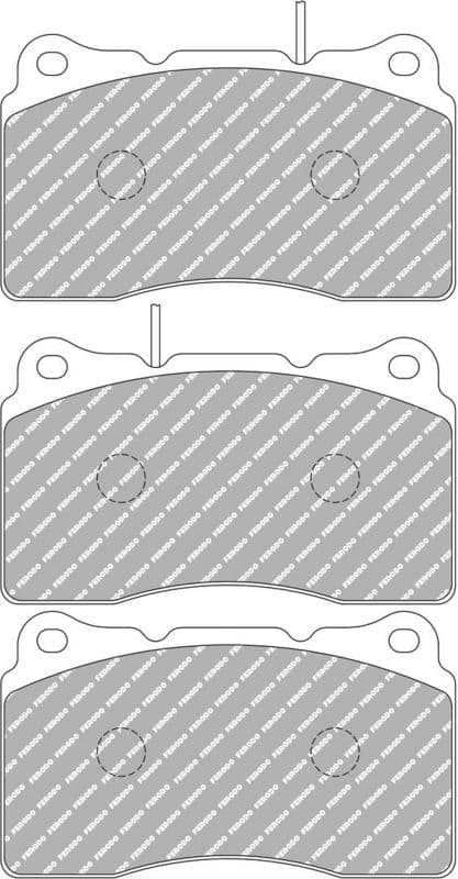 set placute frana,frana disc FERODO FDS1334