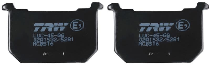 set placute frana,frana disc TRW Organic Allround MCB516