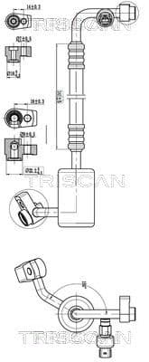 conducta presiune variabila,aer conditionat TRISCAN 9010 16013
