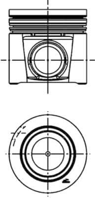 Piston KOLBENSCHMIDT 40286620