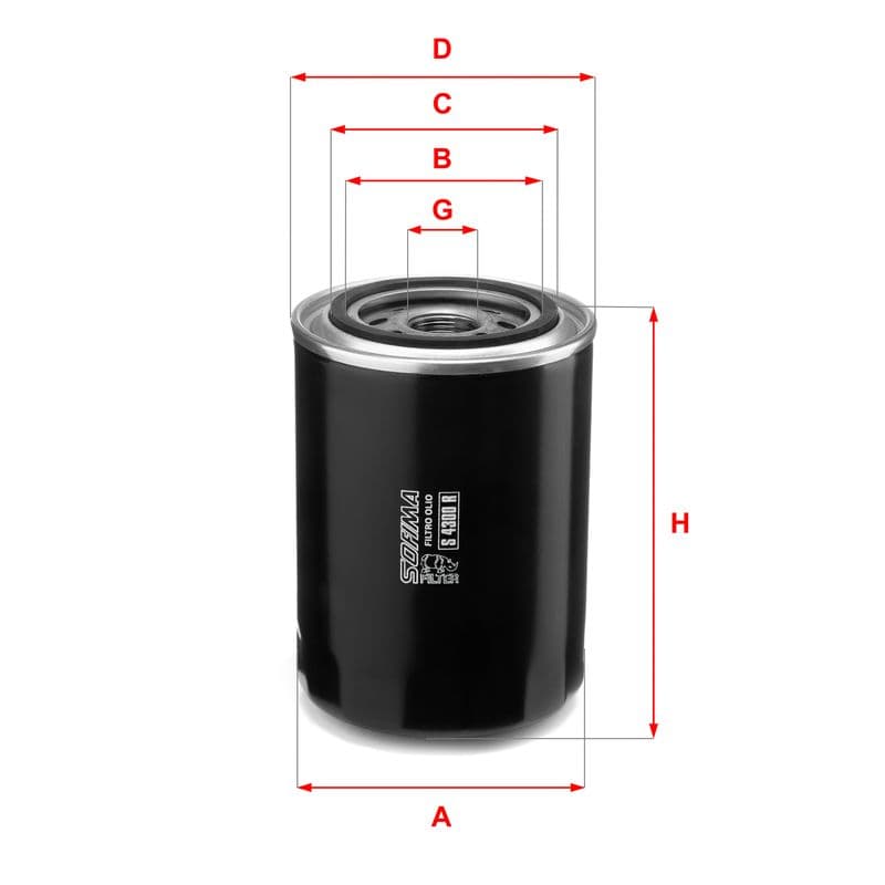 Filtru ulei SOFIMA S 4300 R