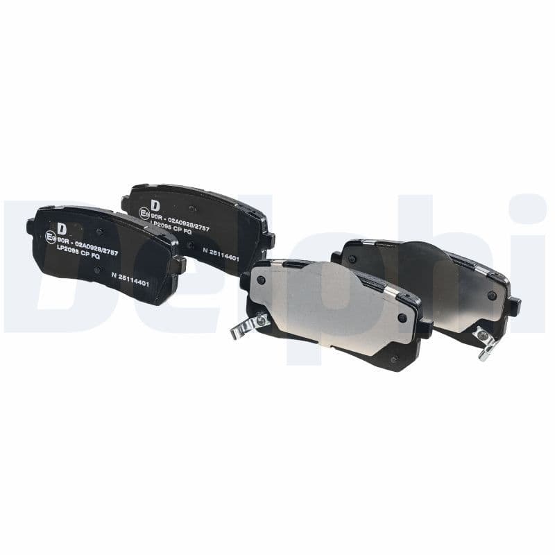 set placute frana,frana disc DELPHI LP2095