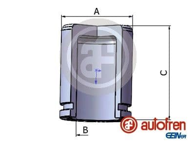 Piston, etrier frana AUTOFREN SEINSA D025770