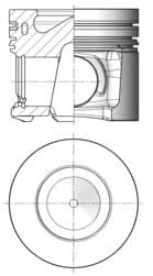 Piston KOLBENSCHMIDT 41493620