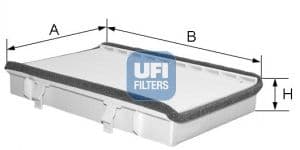 Filtru, aer habitaclu UFI 53.071.00