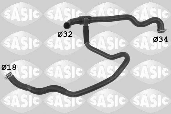 Furtun radiator SASIC 3404225