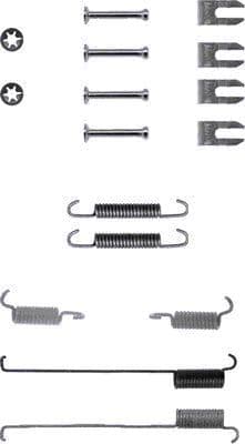 Set accesorii, sabot de frana TEXTAR 97009500