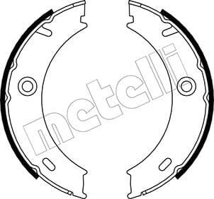 Set saboti frana, frana de mana METELLI 53-0240