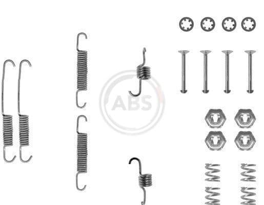 Set accesorii, sabot de frana ABS 0673Q