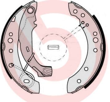 Set saboti frana BREMBO ESSENTIAL LINE S 61 526