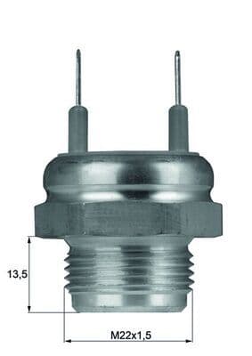 Comutator temperatura, ventilator radiator MAHLE TSW 7D